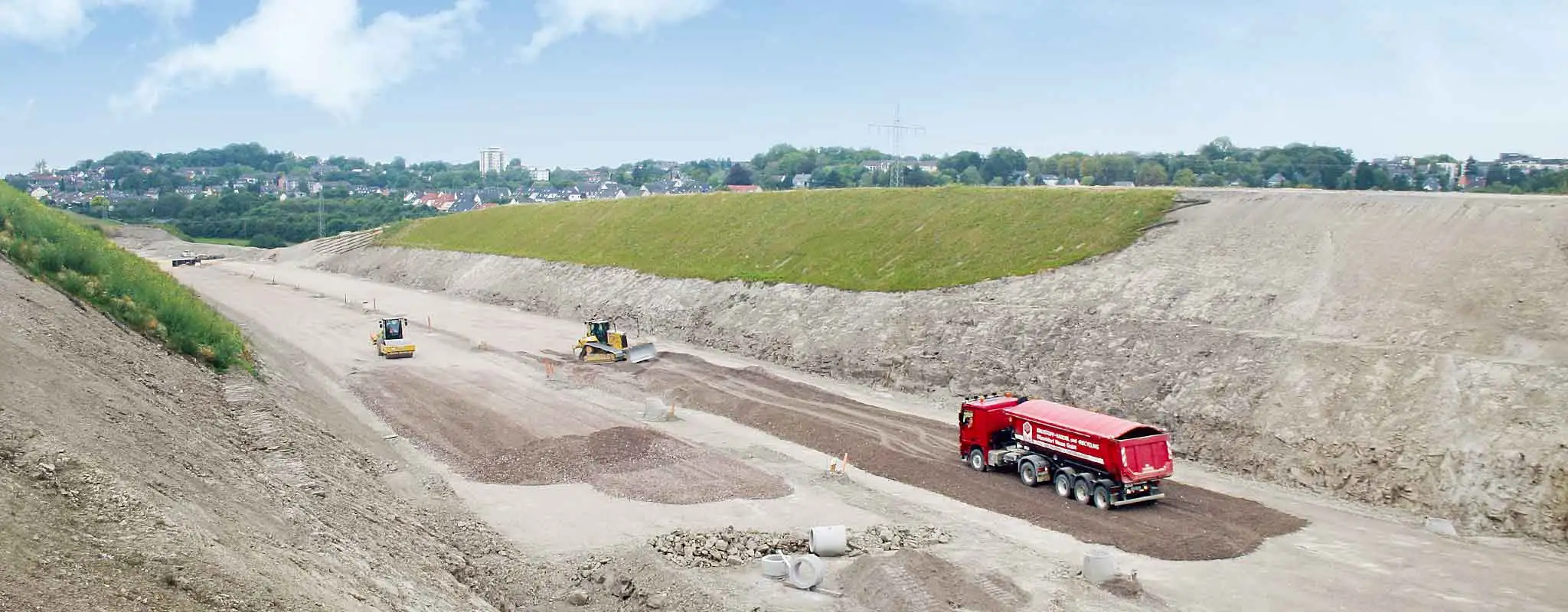 Recycled aggregates and possible areas of application e.g. as roadbase